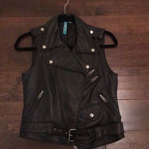 Truth & pride brand new leather vest